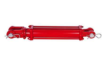 2" x 8" Cross Hydraulic Cylinder Retracted 20.25" Extended 28.25" w/ 1.06" Rod 